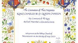 coronation invitation