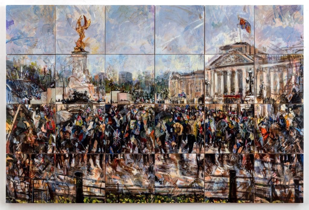 king charles queen camilla artwork coronation