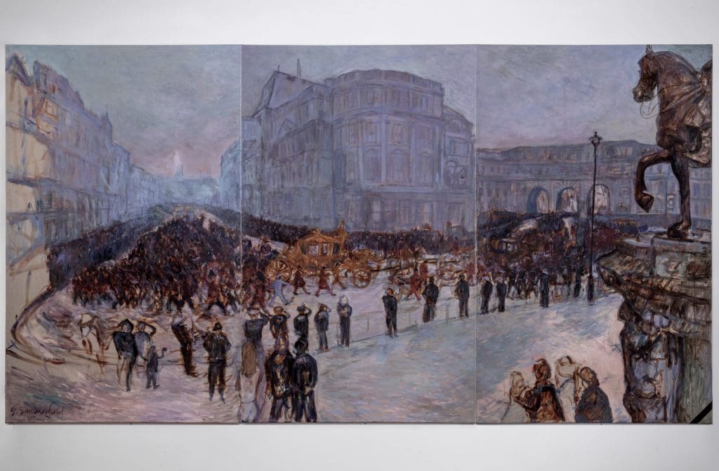 king charles queen camilla artwork coronation