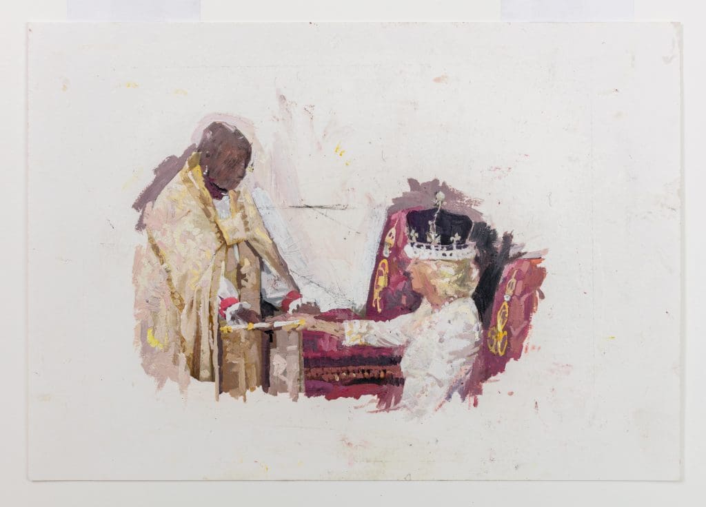 king charles queen camilla artwork coronation