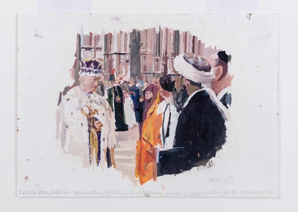 king charles queen camilla artwork coronation