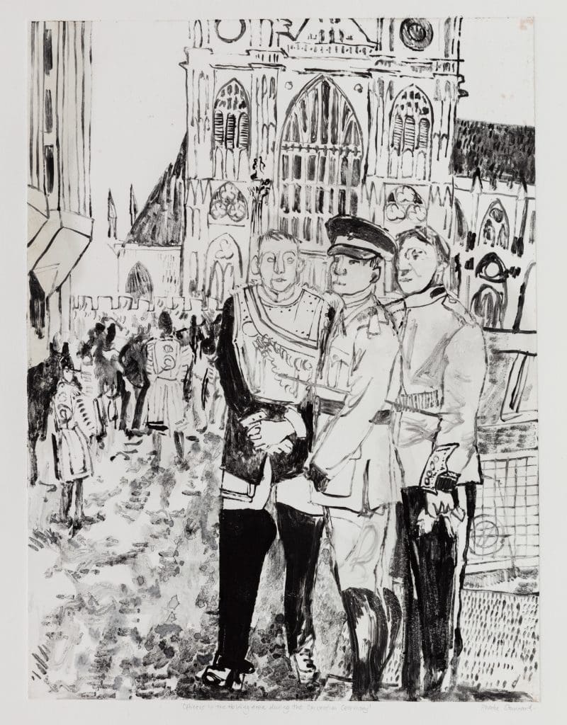 king charles queen camilla artwork coronation