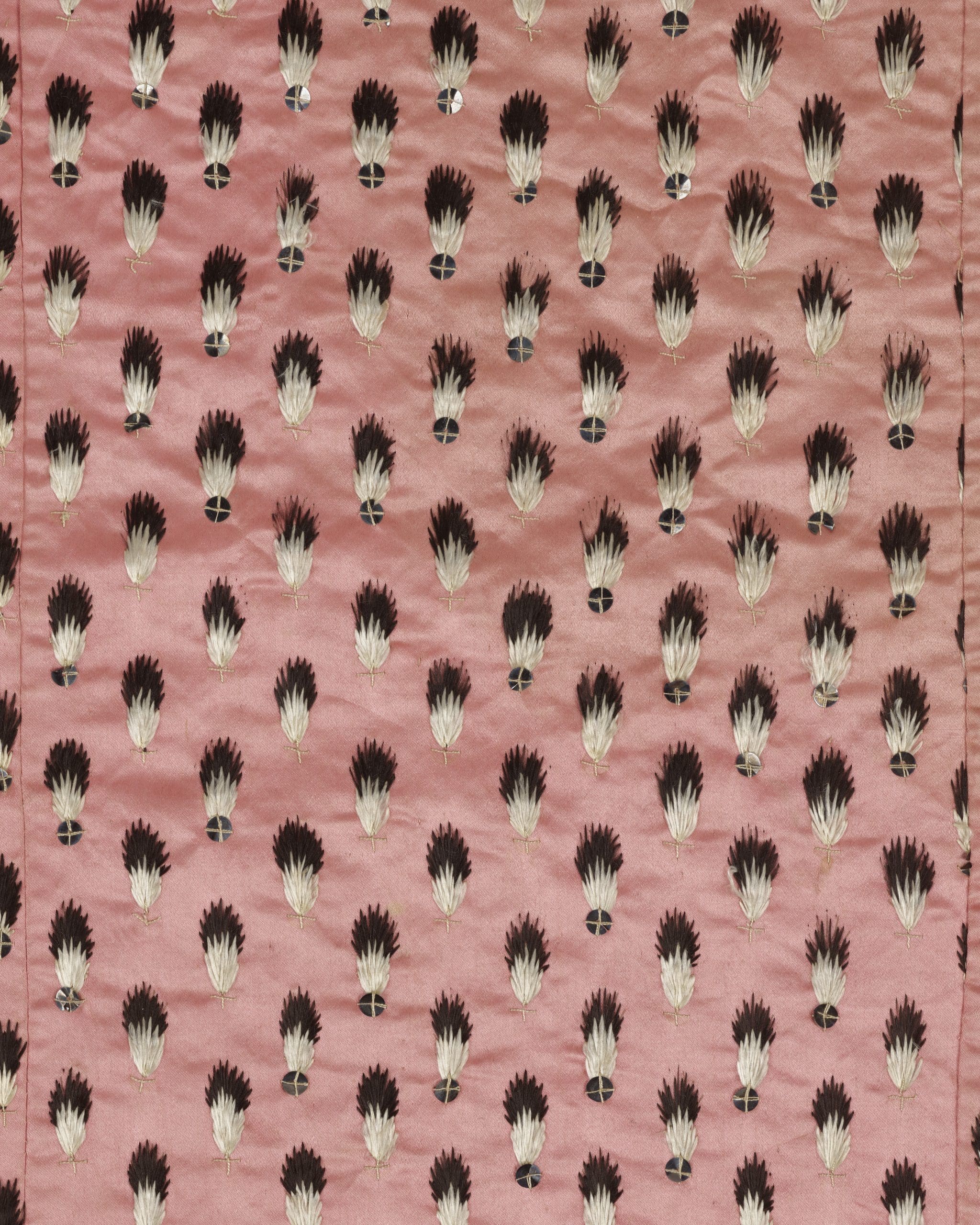 Fragments of a court gown belonging to Marie Antoinette © Victoria and Albert Museum, London.