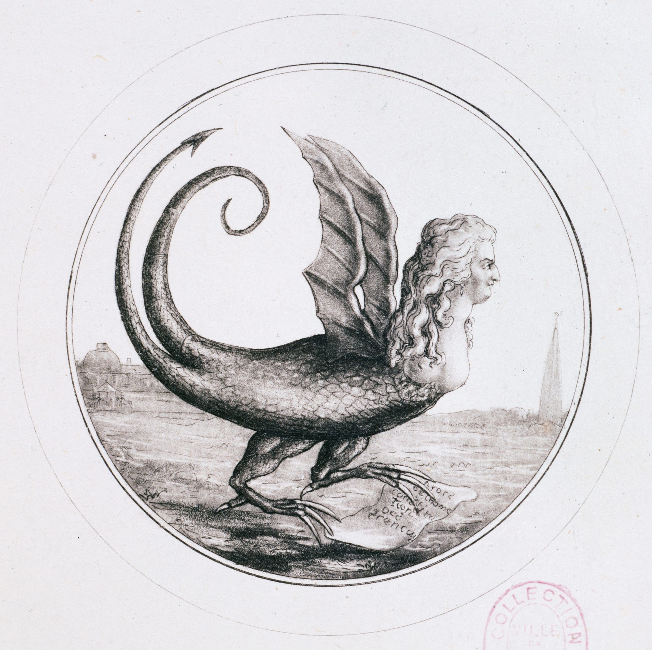 Marie-Antoinette as a harpy tearing up Human Rights and the Constitution. Photo: CC0 Paris Musées / Musée Carnavalet - Histoire de Paris.